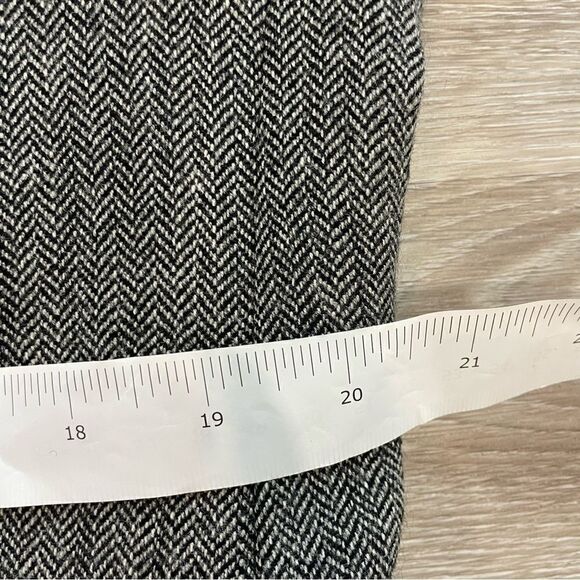 EIROPA Vintage Tweed Gray Wool Blazer Sports Casual Coat Herringbone Print 42R - Picture 14 of 14